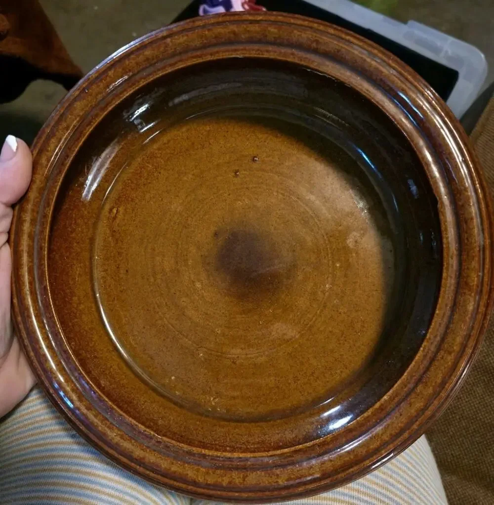 Vintage Brown Betty Pottery Oven Proof Speedy Clean Brown Glazed Bowl - No Lid